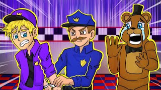 Mike Gets Arrested  Minecraft FNAF Roleplay [upl. by Ycrad]