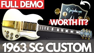 Epiphone 1963 SG CUSTOM Full Demo [upl. by Aland]