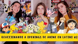 REACCIONANDO A OPENINGS DE ANIME EN LATINO 2  3otakusenraya [upl. by Rammus]