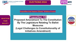 2024 Whats on Your ballot  Proposition 136 [upl. by Aissert]