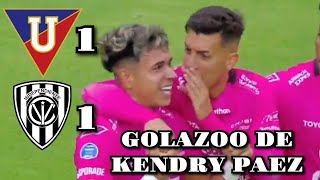 LIGA DE QUITO 1 VS INDEPENDIENTE DEL VALLE 1  RESUMEN Y GOLES FINAL DE LA LIGA PRO 2023 [upl. by Phox]