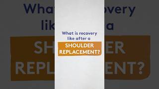 What is recovery like after a shoulder replaacement [upl. by Ahsait]