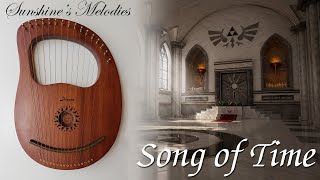 Song of Time  The Legend of Zelda  Lyre Harp Tutorial with notes [upl. by Petie]