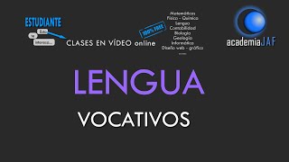 Los vocativos se separan con comas  Lengua Gramática Española  academia JAF [upl. by Clabo]