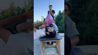 “ Day 362 “ Balloon 🎈 Cutting Game 🤣 foryou baloonchallenge funny gamewithballoons halloween [upl. by Arotal]