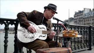 René Miller BLUES PONT DARCOLE BRIDGE PARIS 22 MARS 2013 [upl. by Eyr]