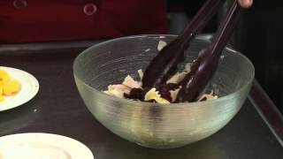 Cold Bow Tie Salad With Turkey amp Craisins  Summer Salad Recipes [upl. by Cailean621]