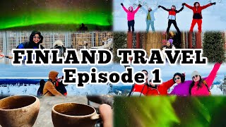 Rovaniemi airport  Finnair  Travel To Finland  Aurora borealis Chase Amsterdam Airport  Lapland [upl. by Ytisahcal]