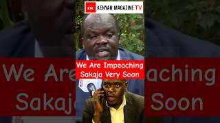 Nairobi MCAs lead by Robert Alai plotting to Impeach Governor Sakaja [upl. by Anelac199]