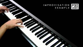 LOVE by Nat King Cole  A Play By Ear Piano Improvisation Example [upl. by Dosi98]