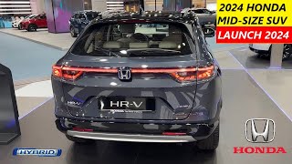 HONDA LAUNCH ALL NEW HYBRID MIDSIZE SUV HRV 2024 INDIA  UPCOMING CARS IN INDIA 2024  NEW CARS [upl. by Nawram]