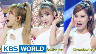 Girls GenerationTTS 소녀시대태티서  Adrenaline  Holler Music Bank COMEBACK  20140926 [upl. by Nilpik]