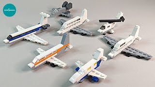 Lego Mini Aircrafts MOCTutorialStop Motion [upl. by Narine799]