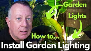 How to Install Easy but Effective Garden Lights [upl. by Sennahoj478]