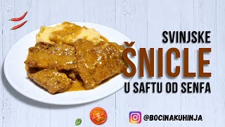 🍽️ Mekane Svinjske Šnicle u Saftu od Senfa 🍽️ [upl. by Nnave]