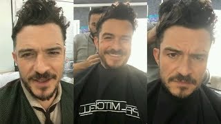 Orlando Bloom  Instagram Story Videos  February 5 2018 [upl. by Naanac]