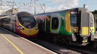 Trains at Milton Keynes Central  030816 [upl. by Bang313]