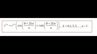 Finding The Roots Of Complex Numbers [upl. by Nived505]