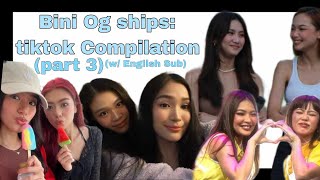 BINI OG SHIPS TikTok Compilation  part 3wEnglish SubMikhAiah Hambebe MacoletJhoCey [upl. by Tnattirb410]