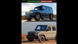 5 Suprising facts About Mercedes GWagon mercedes fastestcars CarCrazeXshorts [upl. by End117]