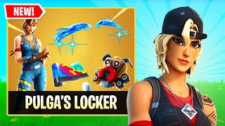 NEW PULGAS LOCKER BUNDLE Gameplay in FORTNITE Sparkplug Skin amp Driver Pickaxe [upl. by Gnuoy]