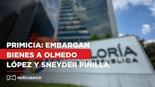 Primicia  Contraloría embargará bienes a Olmedo López y Sneyder Pinilla [upl. by Lesly958]