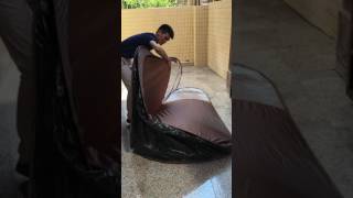 Pop Up Tan Tent Folding [upl. by Berriman]