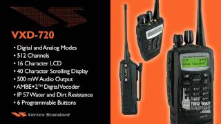 Vertex Standard VXD Series Digital Two Way Radios [upl. by Ikiv]