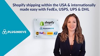 Shopify shipping within the USA amp internationally made easy with FedEx USPS UPS amp DHL [upl. by Tonneson]