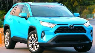 2019 Toyota RAV4 XLE Premium Blue Flame  Review [upl. by Meesak]