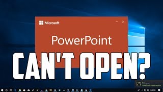 How To Fix PPT PowerPoint File is not Opening in Windows 10 PC [upl. by Tereb]