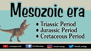 Mesozoic Era Age of Dinosaurs Reptiles [upl. by Kelcy]