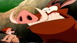 The Lion King Nala Chasing Pumbaa 1994 VHS Capture [upl. by Nosnibor570]