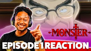 Starting This New Anime Monster Episode 1 REACTION [upl. by Bamby]