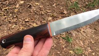 Ray Mears Woodlore Clone Custom Knife by Rich V overview [upl. by Chilcote25]