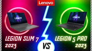 So Sánh Laptop Lenovo Legion Slim 7 16IRH8 Và Laptop Lenovo Legion 5 Pro 2023 [upl. by Iggy624]