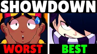 Solo amp Duo Showdown Tier List  Every Brawler Ranked WORST to BEST [upl. by Janetta894]