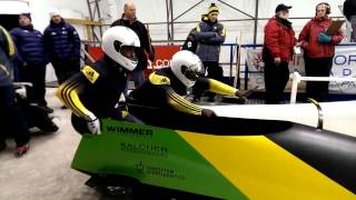 Jamaica Bobsled Team Sochi 2014 Qualification [upl. by Anaujal]