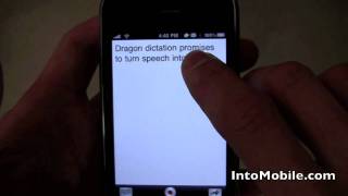 Dragon Dictation for iPhone [upl. by Eelyme]