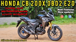 All new 2023 Honda CB200X OBD2 e20 malayalam Detailed Review  On Road Price New Update Features [upl. by Shieh184]