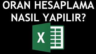 Microsoft Excel Oran Hesaplama Nasıl Yapılır Yüzde Nasıl Hesaplanır [upl. by Solohcin]