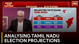 Election Projections Indicate A Shift in Tamil Nadu Vote Share  Rajdeep Sardesai amp Rahul Kanwal [upl. by Ramat761]