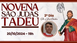 Novena em Honra a São Judas Tadeu 2º Dia  20102024  AO VIVO [upl. by Katzir295]