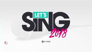 Lets Sing 2018  Song List  DLC Nintendo Switch [upl. by Valtin]