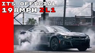 Its Official 2017 Chevrolet Camaro ZL1 Will Do 198 MPH [upl. by Anniram]