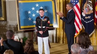 The President Awards the Medal of Honor to Corporal William quotKylequot Carpenter [upl. by Allez940]