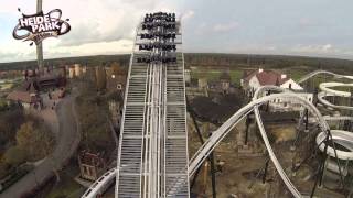 Heide Park Resort Wing Coaster  Unbemannte Testflüge amp Prüfung TÜV Süd official [upl. by Heimer]