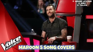 MAROON 5 Songs Cover Audition in The Voice [upl. by Atinehc193]