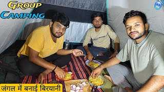 Group Camping In Forest  Winter Camping In India  Camping In India  Group Night Camping India [upl. by Arbmat]