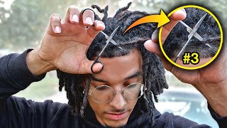 3 Ways To Split Your Dreadlocks [upl. by Marchese]